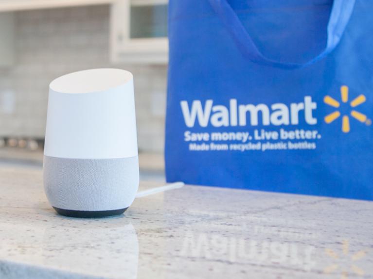 WALMART IN DEAL WITH GOOGLE TO OFFER VOICE-ACTIVATED SHOPPING