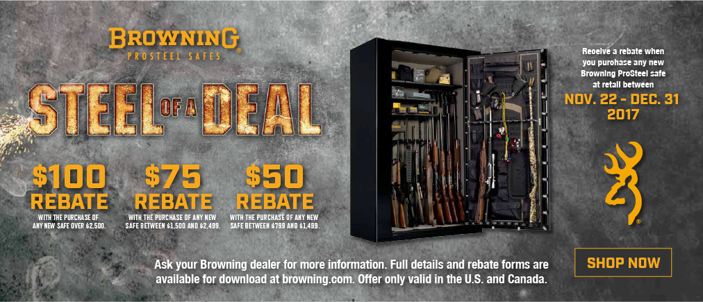 Browning Offers “Holiday Cash” & “Steel of a Deal”