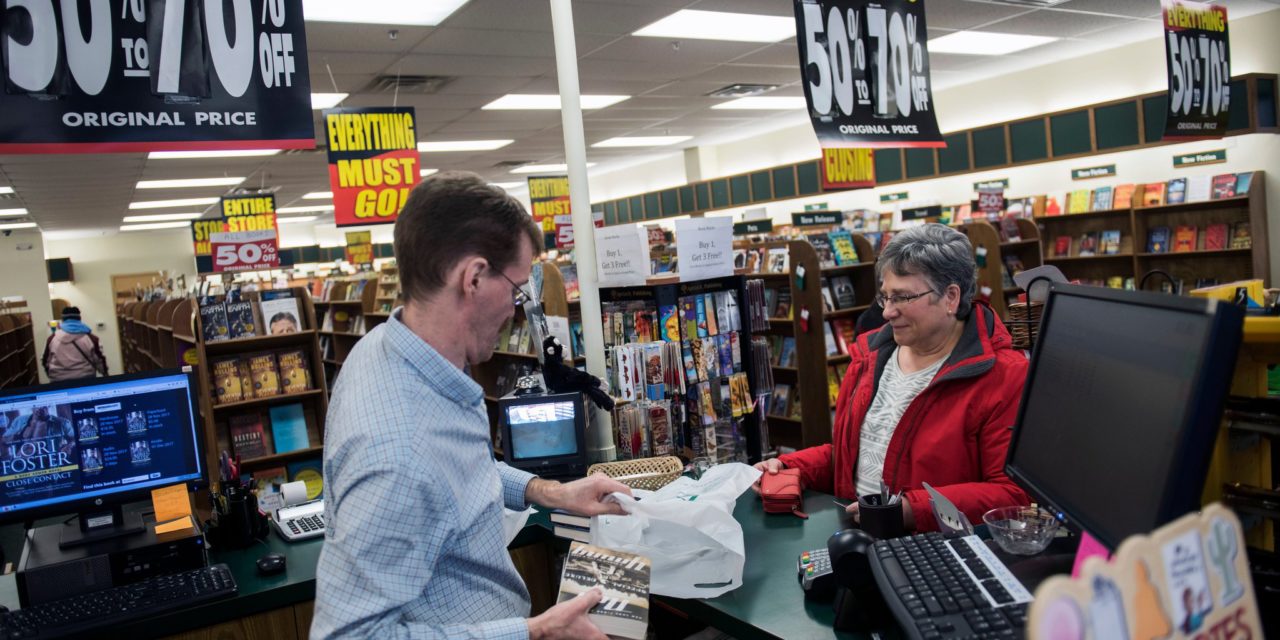 BOOKSTORE CHAINS, LONG IN DECLINE, ARE UNDERGOING A FINAL SHAKEOUT