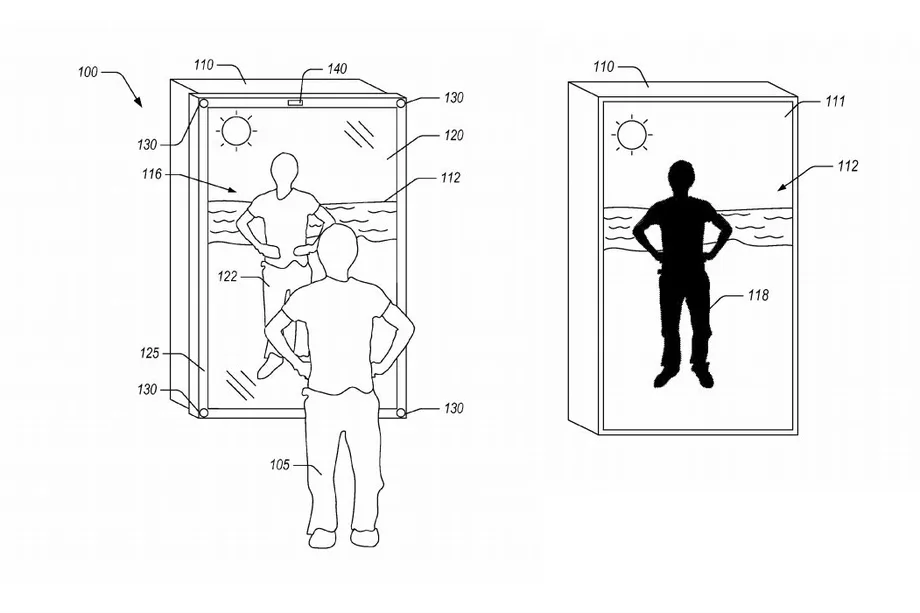 AMAZON PATENTS A MIRROR THAT DRESSES YOU IN VIRTUAL CLOTHES