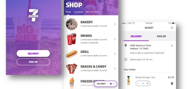 7-ELEVEN TESTS MOBILE ORDERING, DELIVERY WITH NEW APP