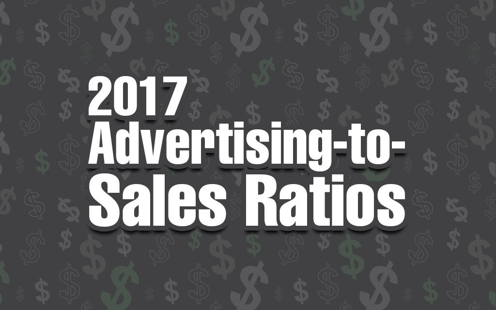 2017 ADVERTISING-TO-SALES RATIOS