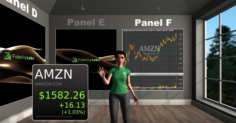 FIDELITY INTRODUCES CORA, A VR FINANCIAL AGENT
