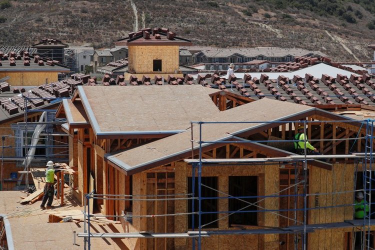 U.S. HOUSING STARTS DROP TO A NINE-MONTH LOW