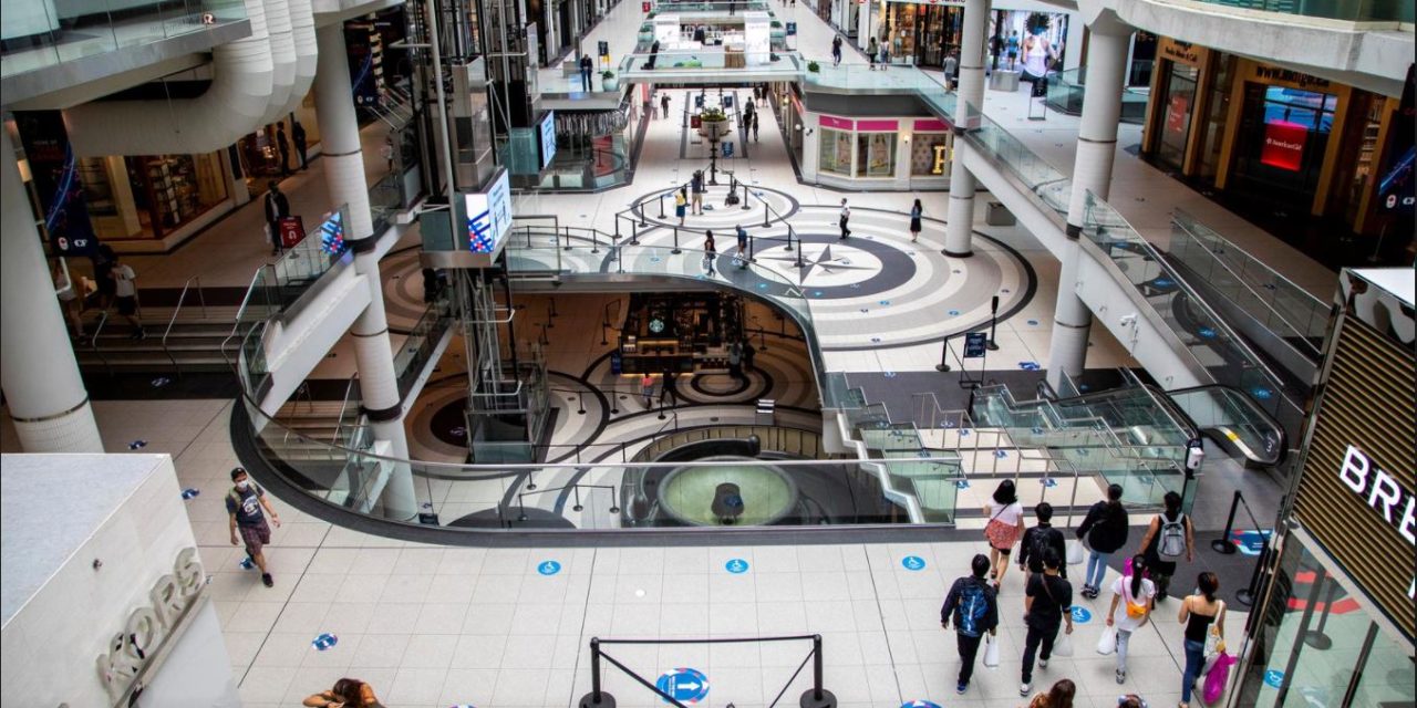 Homebound Workers Inject Life into Suburban Malls After Downtowns Empty Out