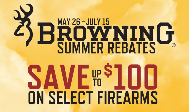 Browning Rifle Rebates