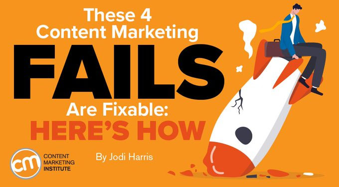 These 4 Content Marketing Fails are Fixable: Here’s How