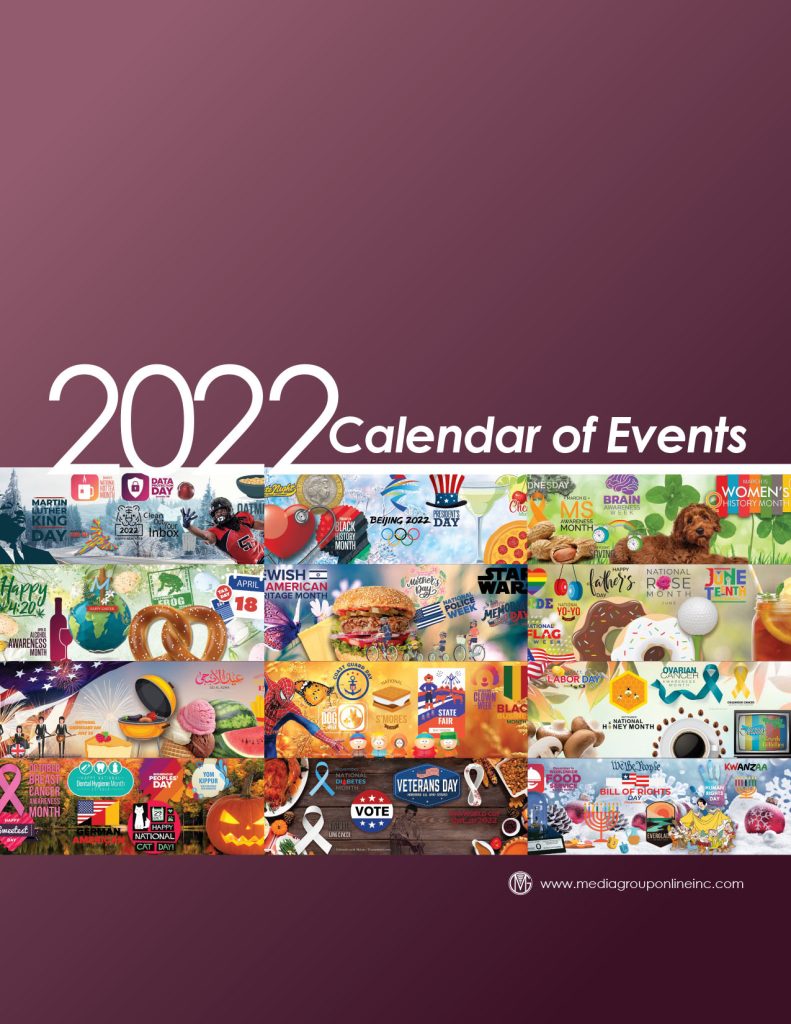 2022 Calendar of Events - Media Group Online