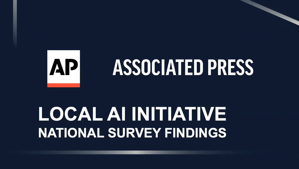 AP Releases New Report on AI in Local News, Will Offer Free Online Curriculum to Address Issues