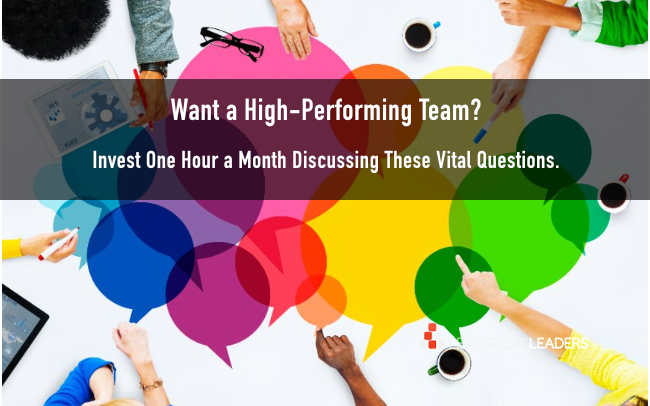 How to Build a High-Performing Team: Ten Vital Conversations
