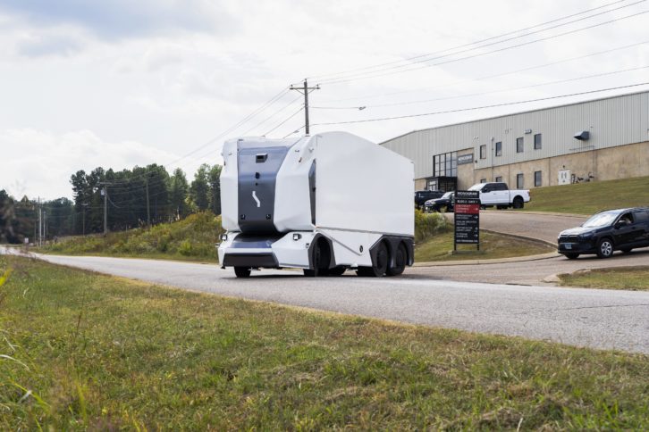 Einride Autonomous Vehicle Delivers GE Appliances