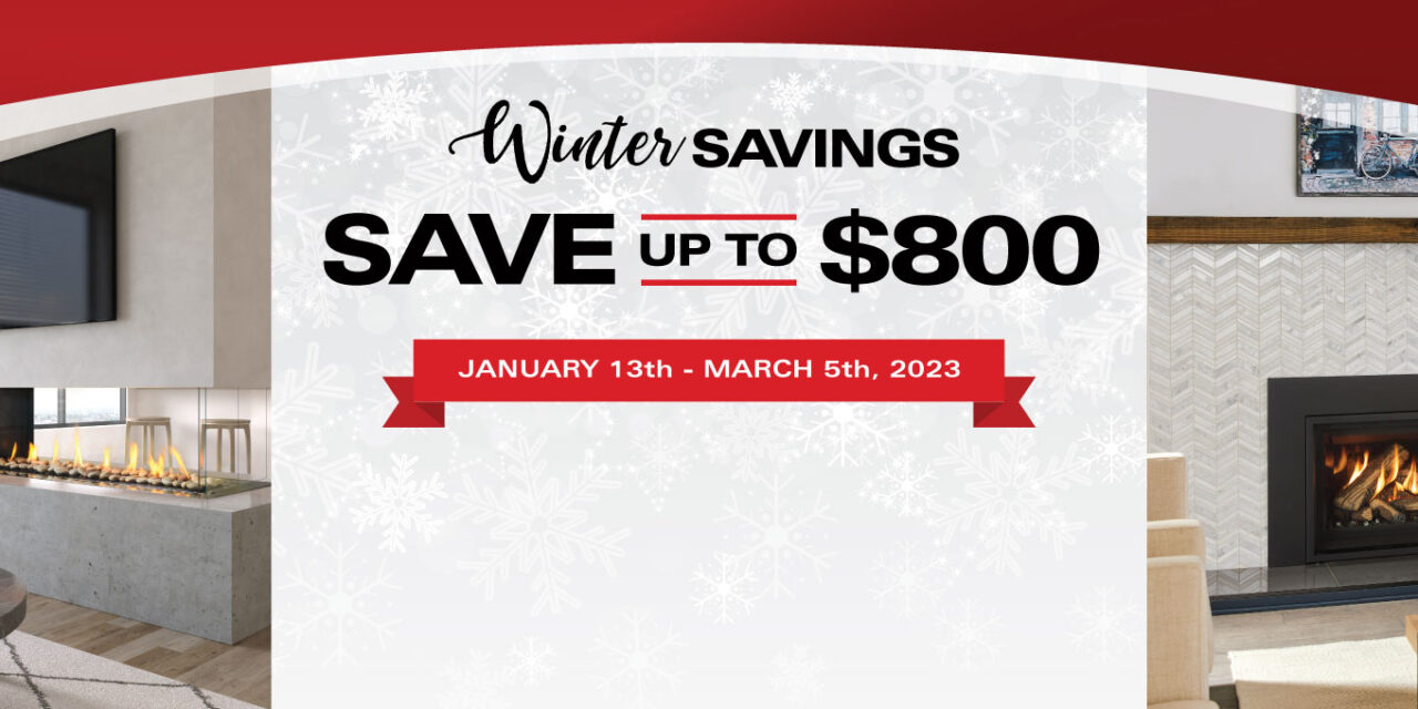 Regency Fireplace Products Winter Savings!