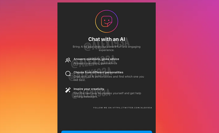 Instagram Tests New AI Chatbot Experience in DMs