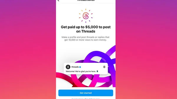Meta Offers $5000 Bonus for Influencers to Post to Threads