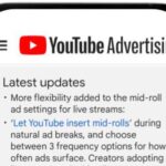 YouTube Tests Less Disruptive Livestream Ads