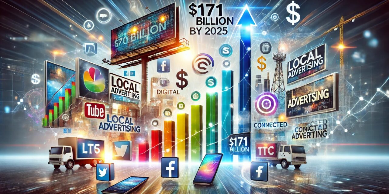 “U.S. Local Advertising Set to Reach $171 Billion by 2025: Digital Media Poised to Overtake Traditional Formats”