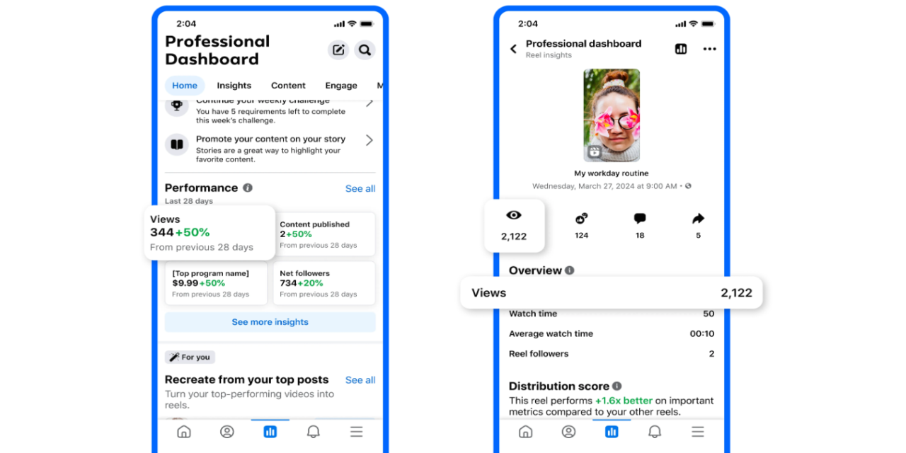 Meta Shifts to ‘Views’ as Primary Metric for Facebook and Instagram Content Performance