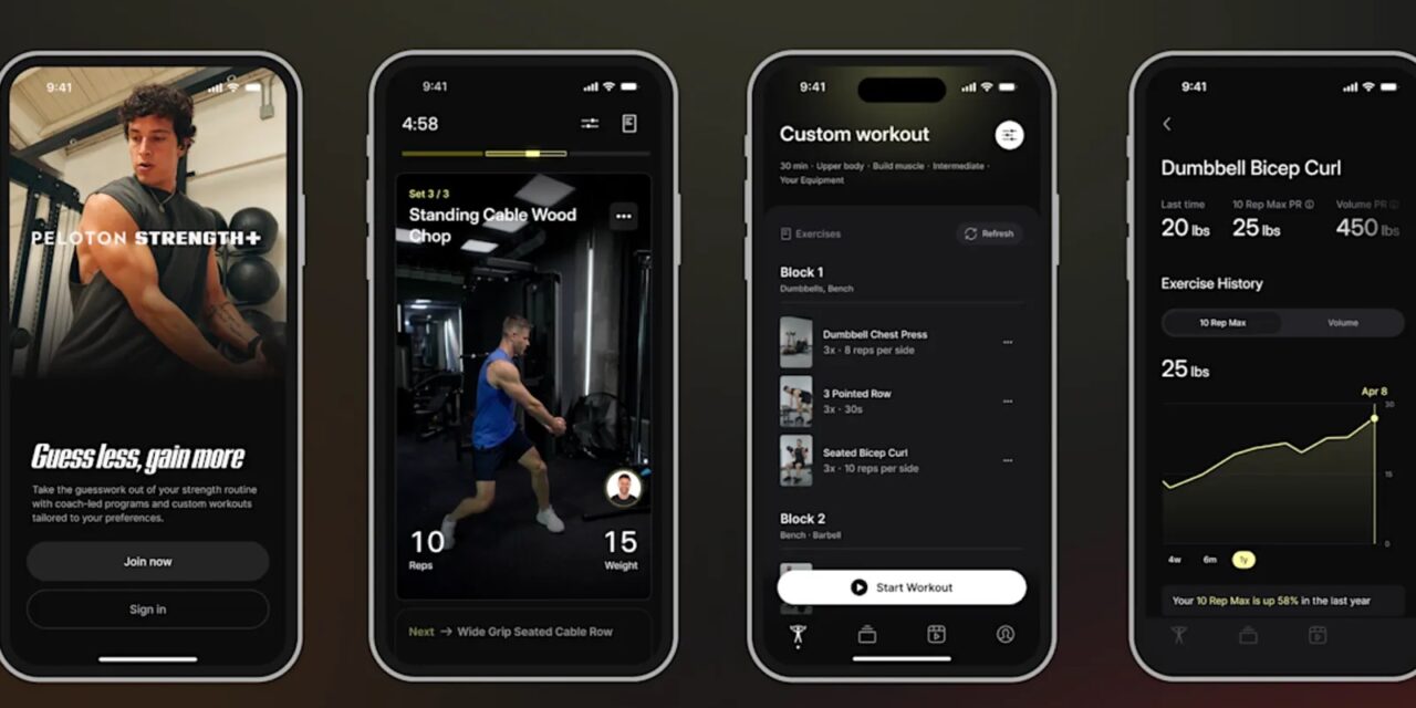 Peloton Strength+ App Targets Millennial Men to Expand Fitness Market Reach